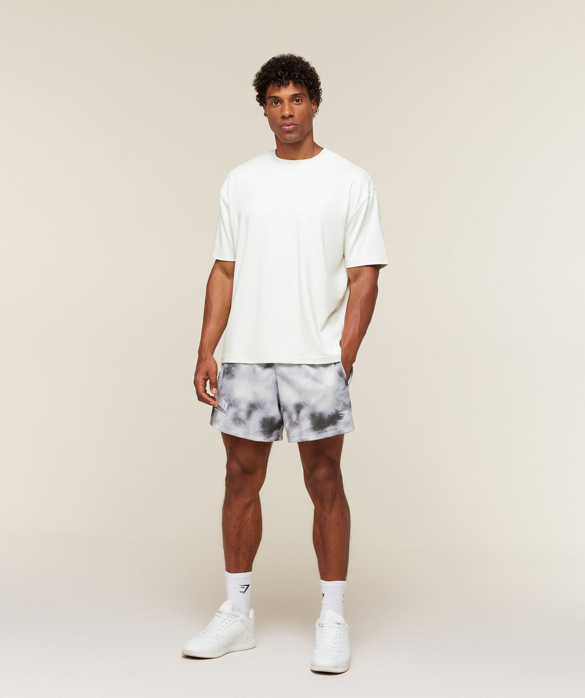 Lifting Mesh 5" Shorts - Mist Grey