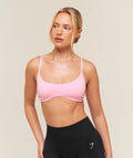 Flutter Micro Sports Bra - Poise Pink