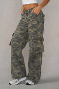 Camo Straight Cargo Jeans