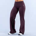 Origin Fold Over Wide Leg Pants - Espresso ;)