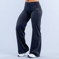 Origin Fold Over Wide Leg Pants - Midnight Black ;)