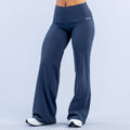 Origin Fold Over Wide Leg Pants - Navy ;)