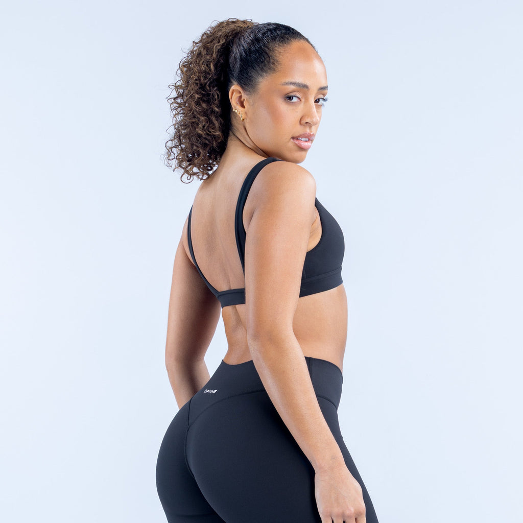 Origin Minimal Sports Bra Midnight Black