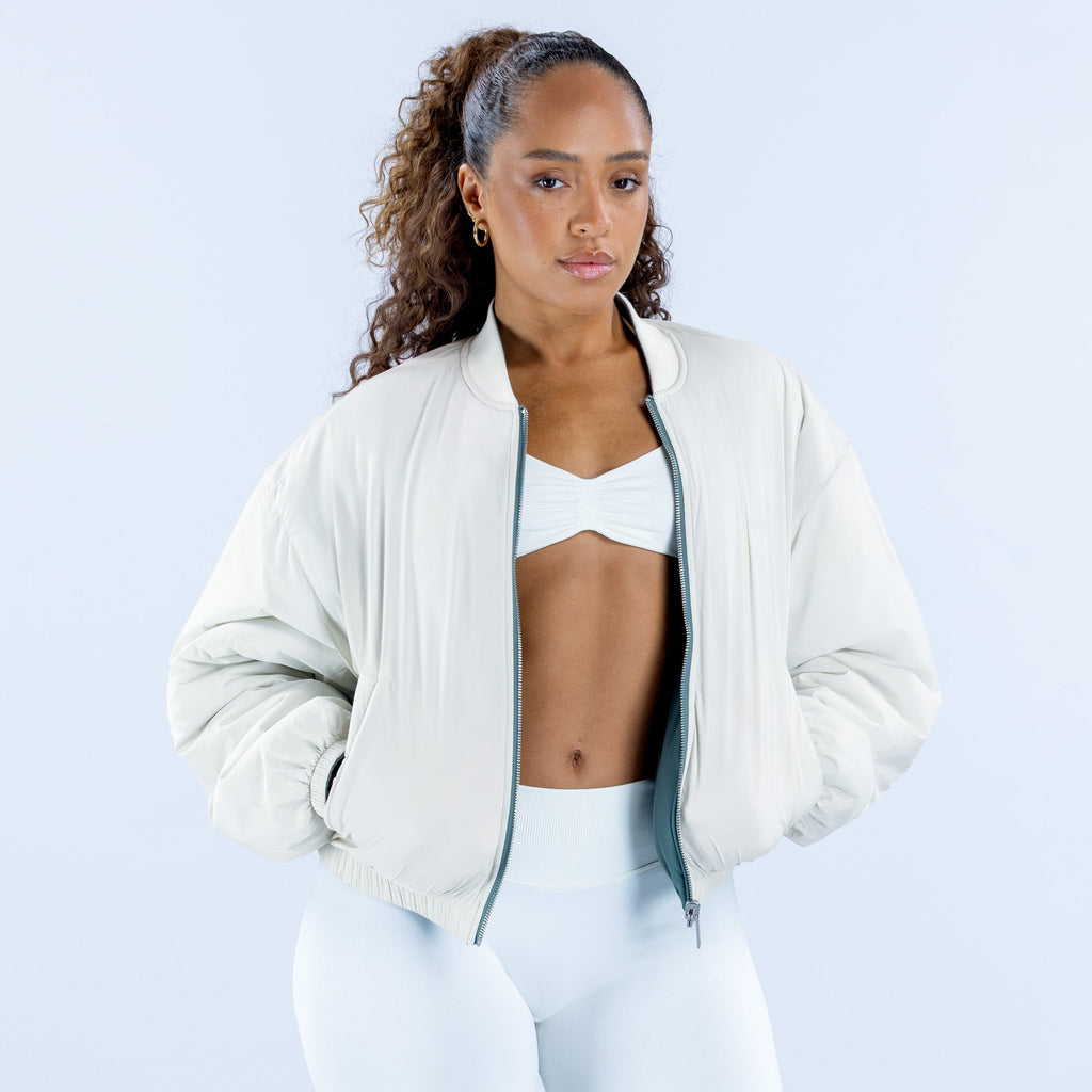 Revive Reversible Bomber Jacket Pistachio / Lunar Rock
