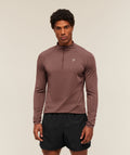 Performance 1/4 Zip - Espresso Brown