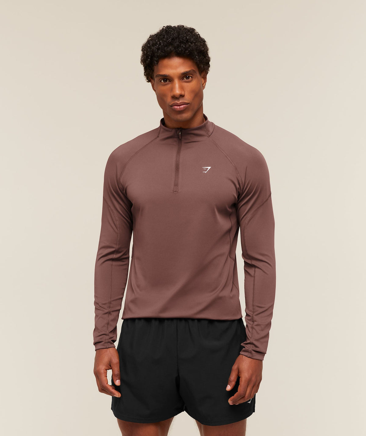 Performance 1/4 Zip - Espresso Brown