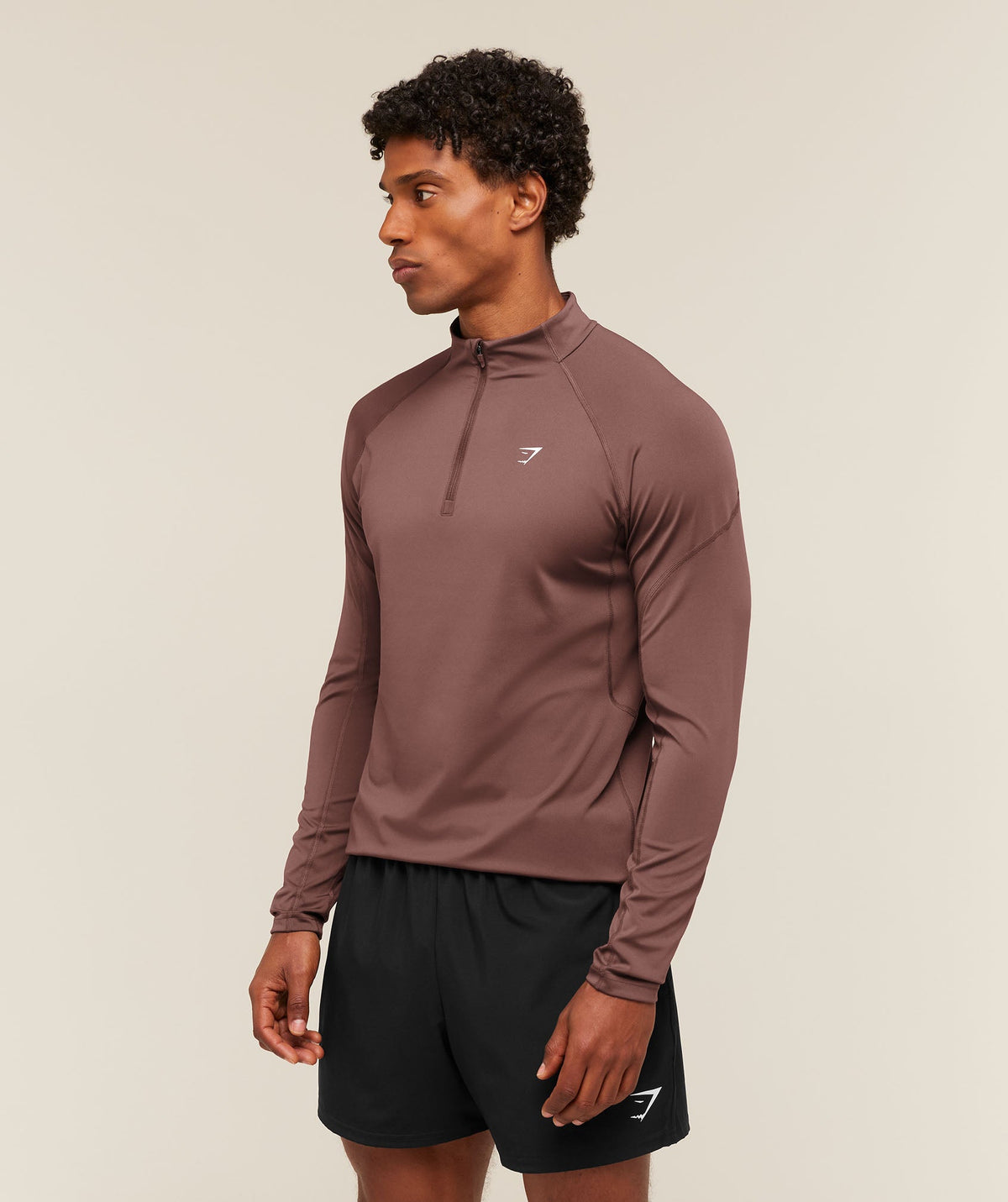 Performance 1/4 Zip - Espresso Brown