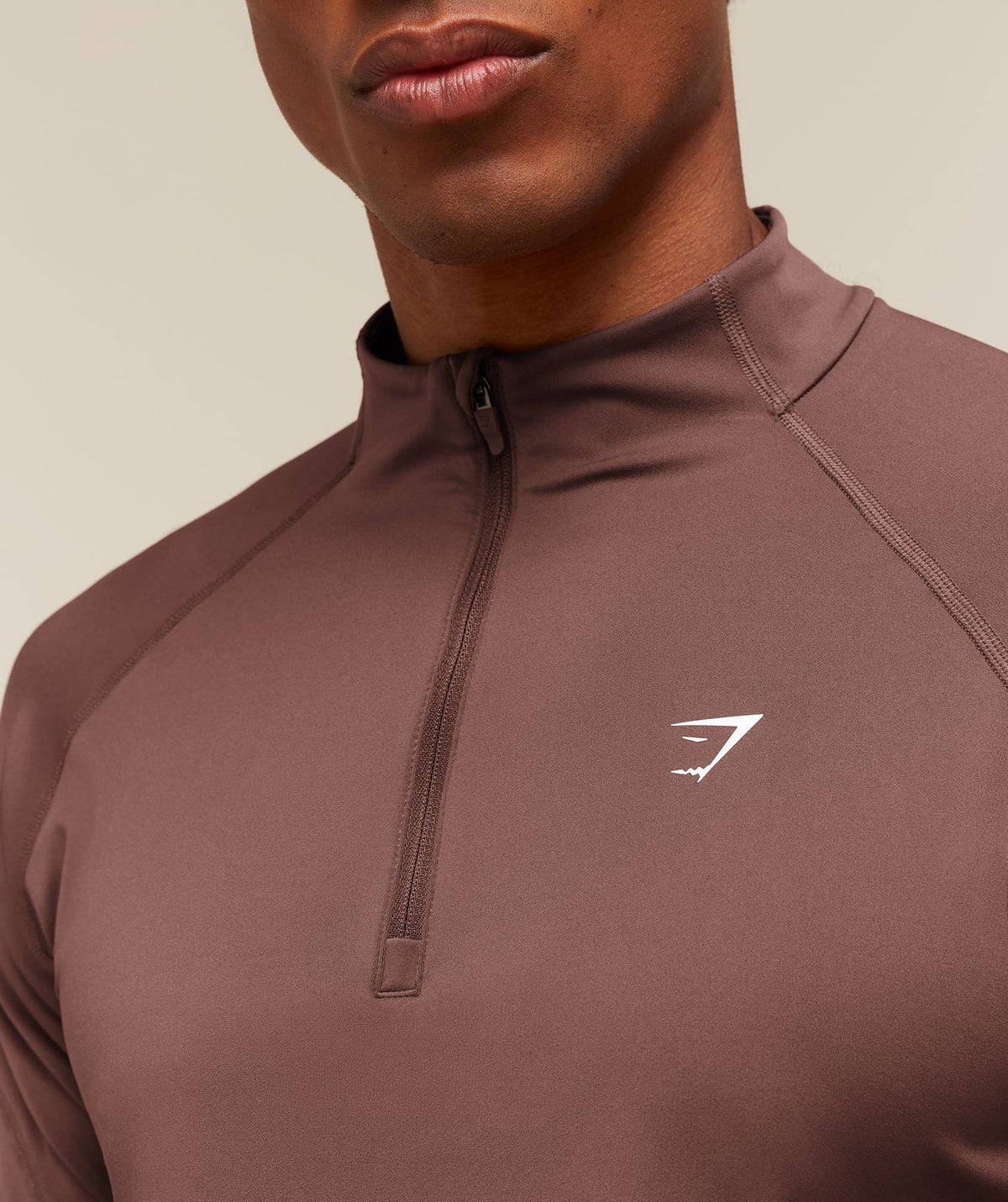 Performance 1/4 Zip - Espresso Brown