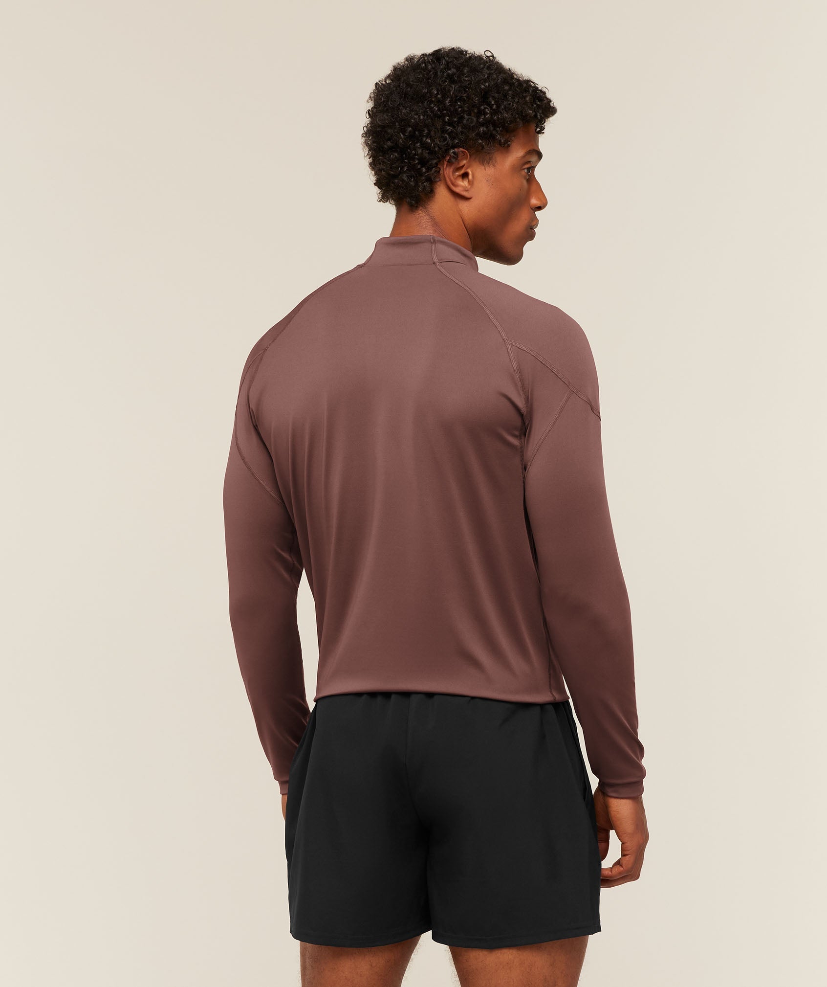 Performance 1/4 Zip - Espresso Brown