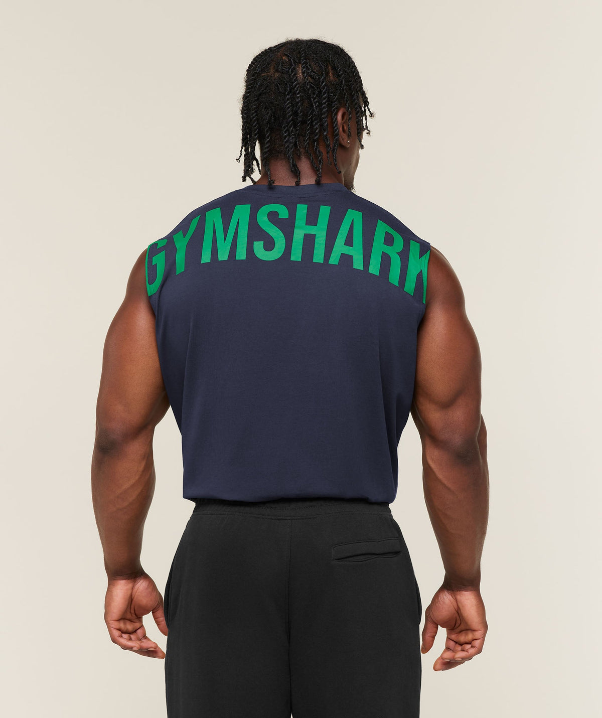 Power Cut Off Tank - Heavy Blue/Track Green
