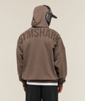 Power Zip Up Hoodie - Soft Brown ;)