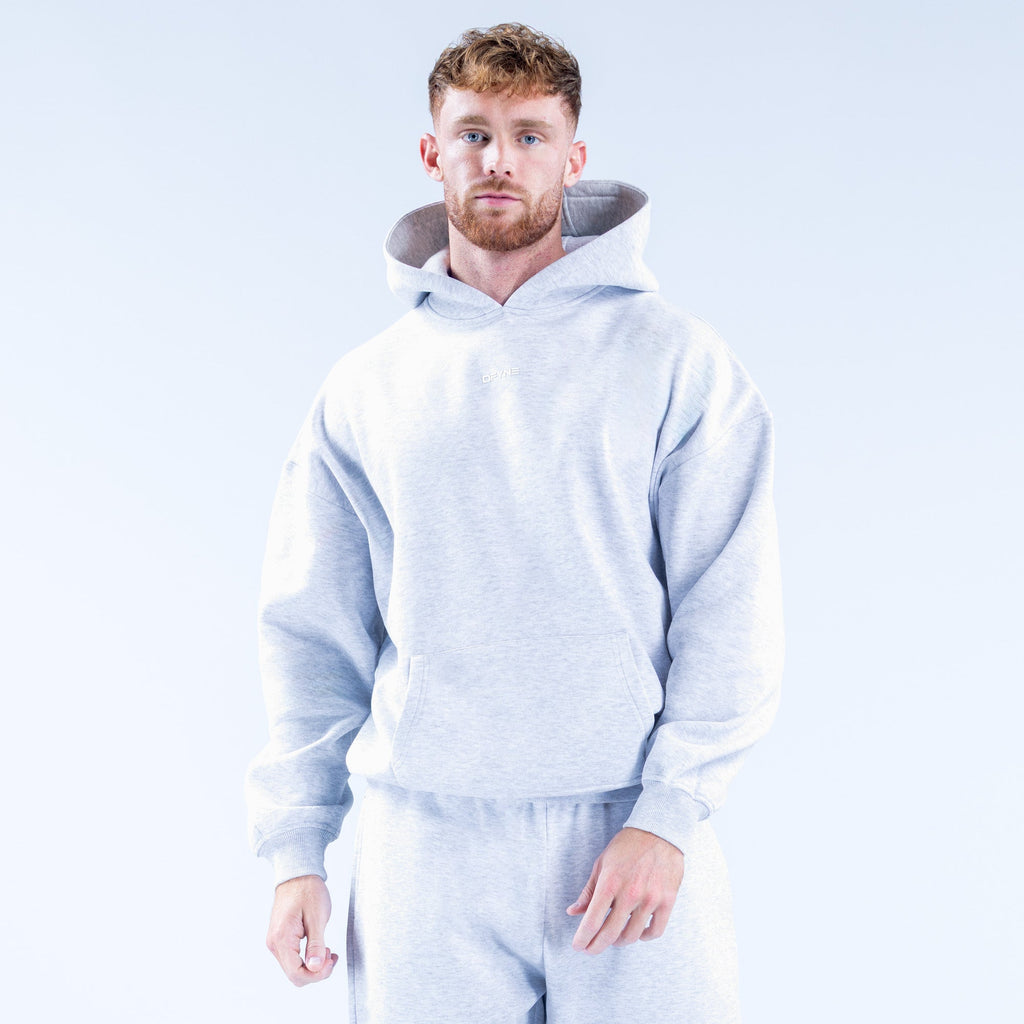 Recharge Graphic Hoodie Grey Marl