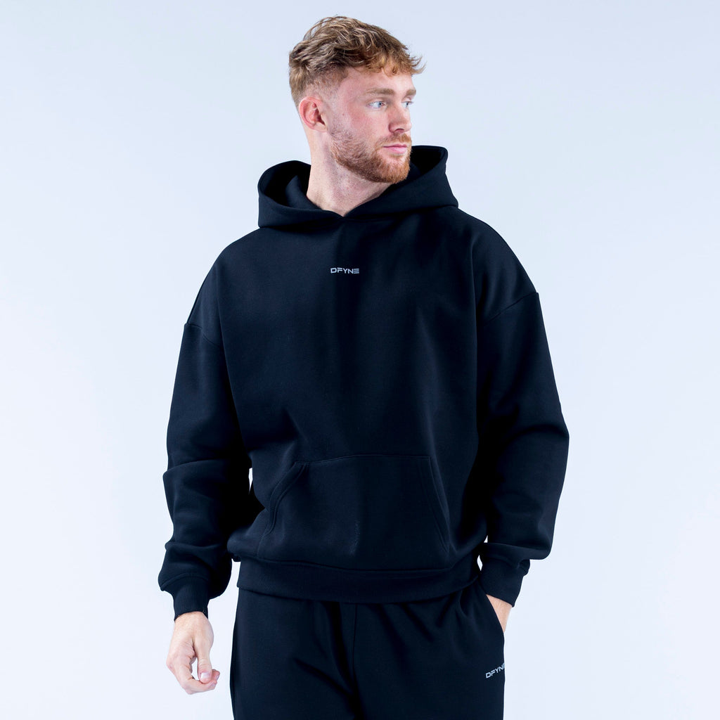 Recharge Graphic Hoodie Midnight Black