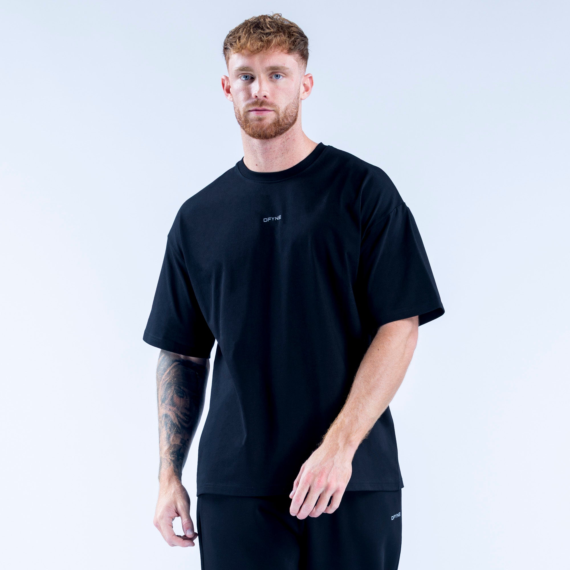 Recharge Graphic T-Shirt Midnight Black