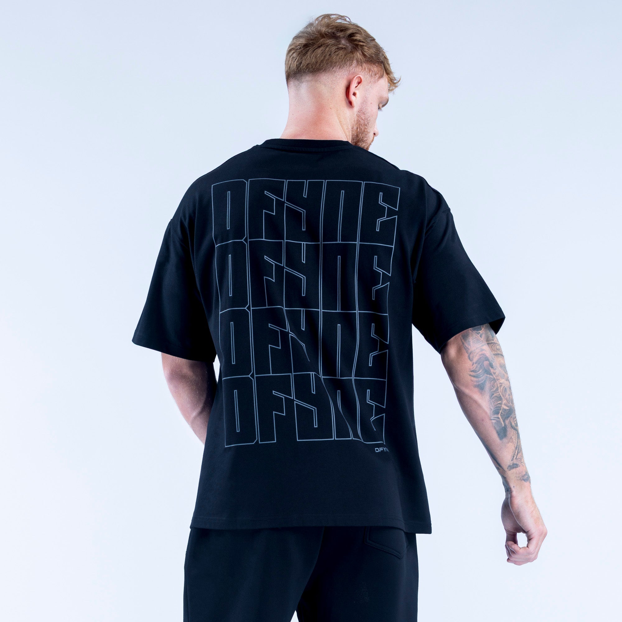 Recharge Graphic T-Shirt Midnight Black