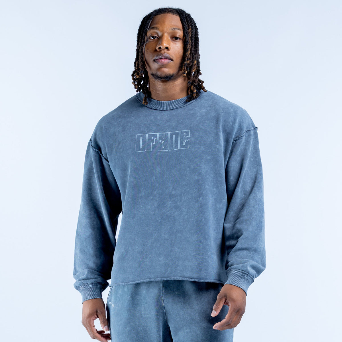 Recharge Washed Sweatshirt Slate Grey