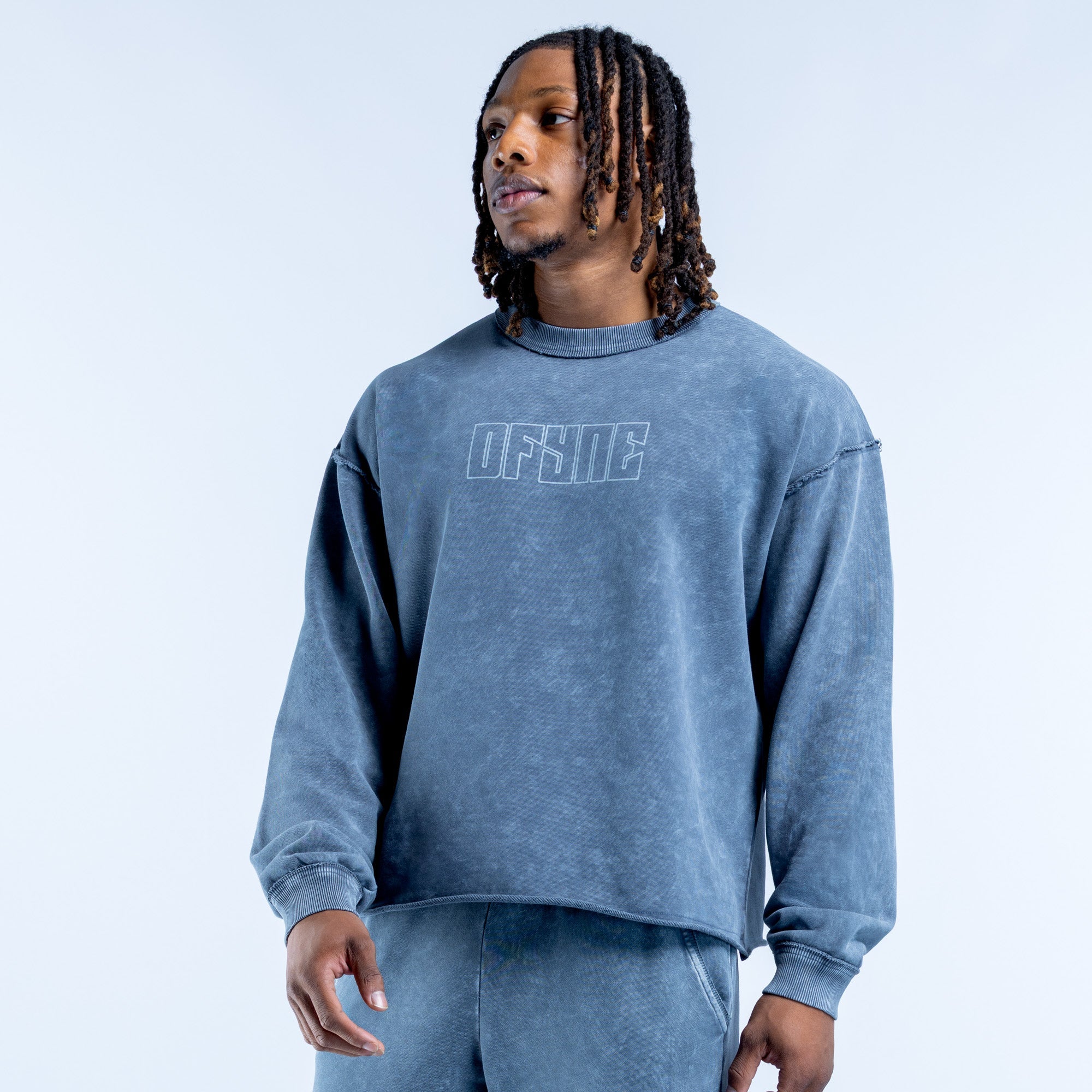 Recharge Washed Sweatshirt Slate Grey