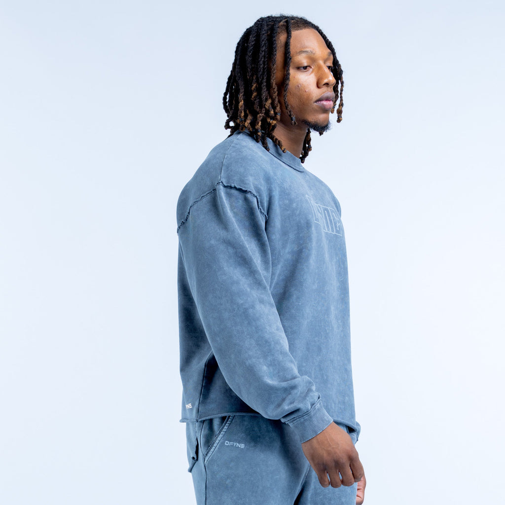 Recharge Washed Sweatshirt Slate Grey