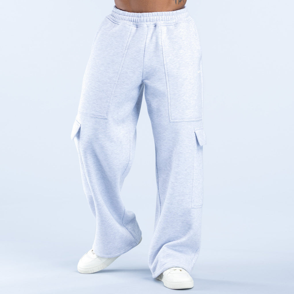 Recharge Straight Leg Cargo Joggers Grey Marl