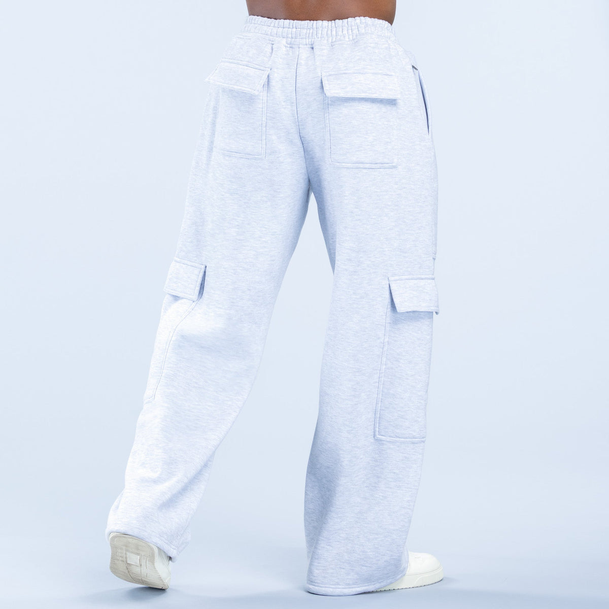 Recharge Straight Leg Cargo Joggers Grey Marl
