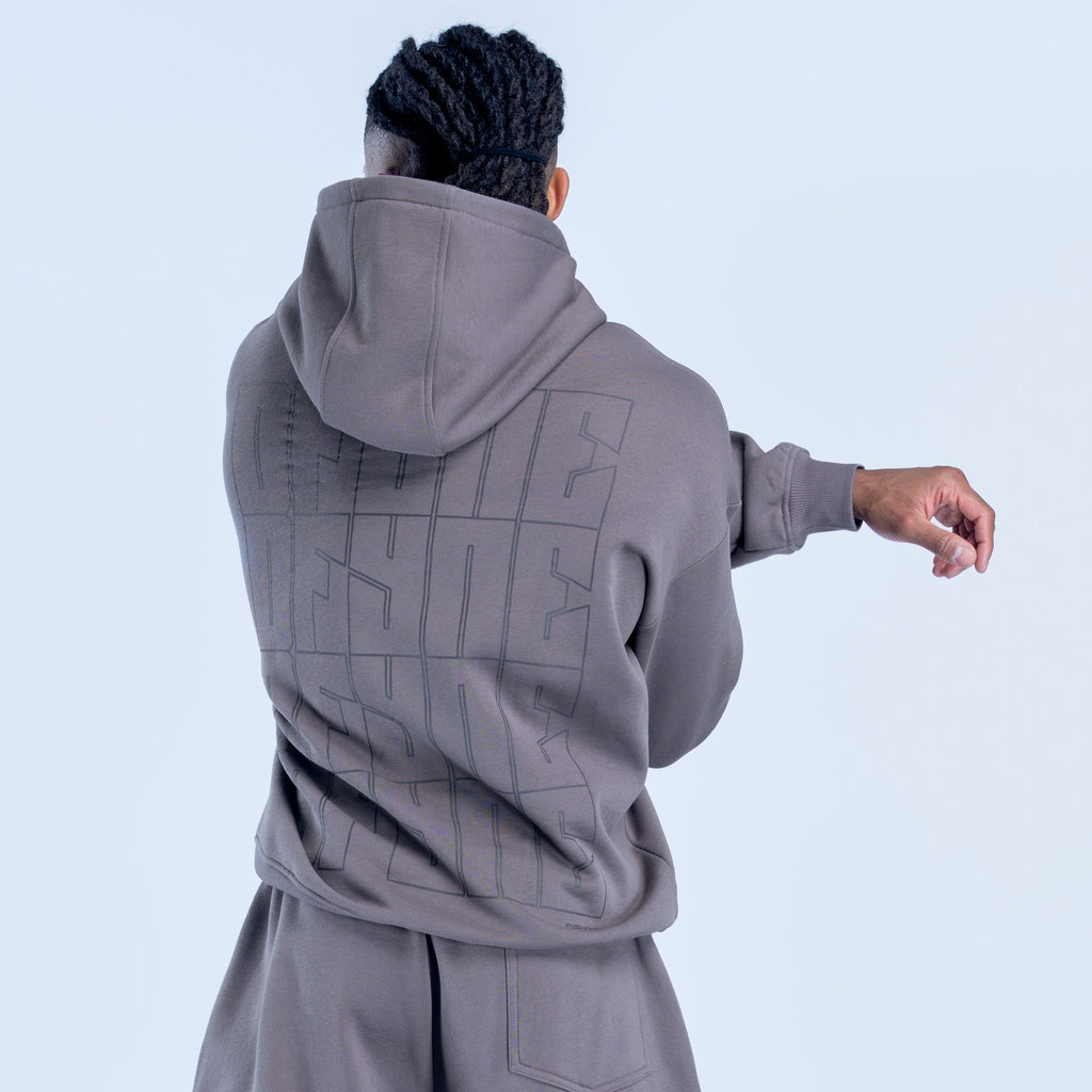 Recharge Graphic Hoodie Smoke