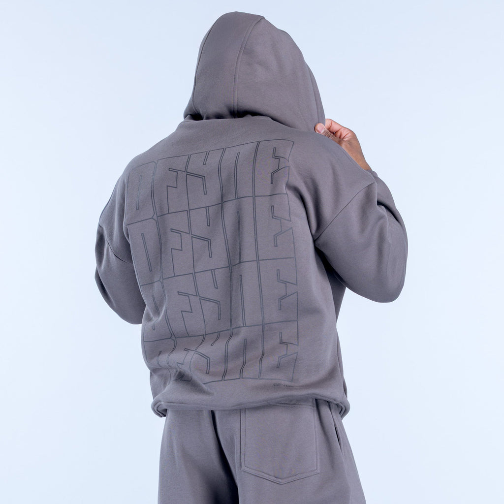 Recharge Graphic Hoodie Smoke