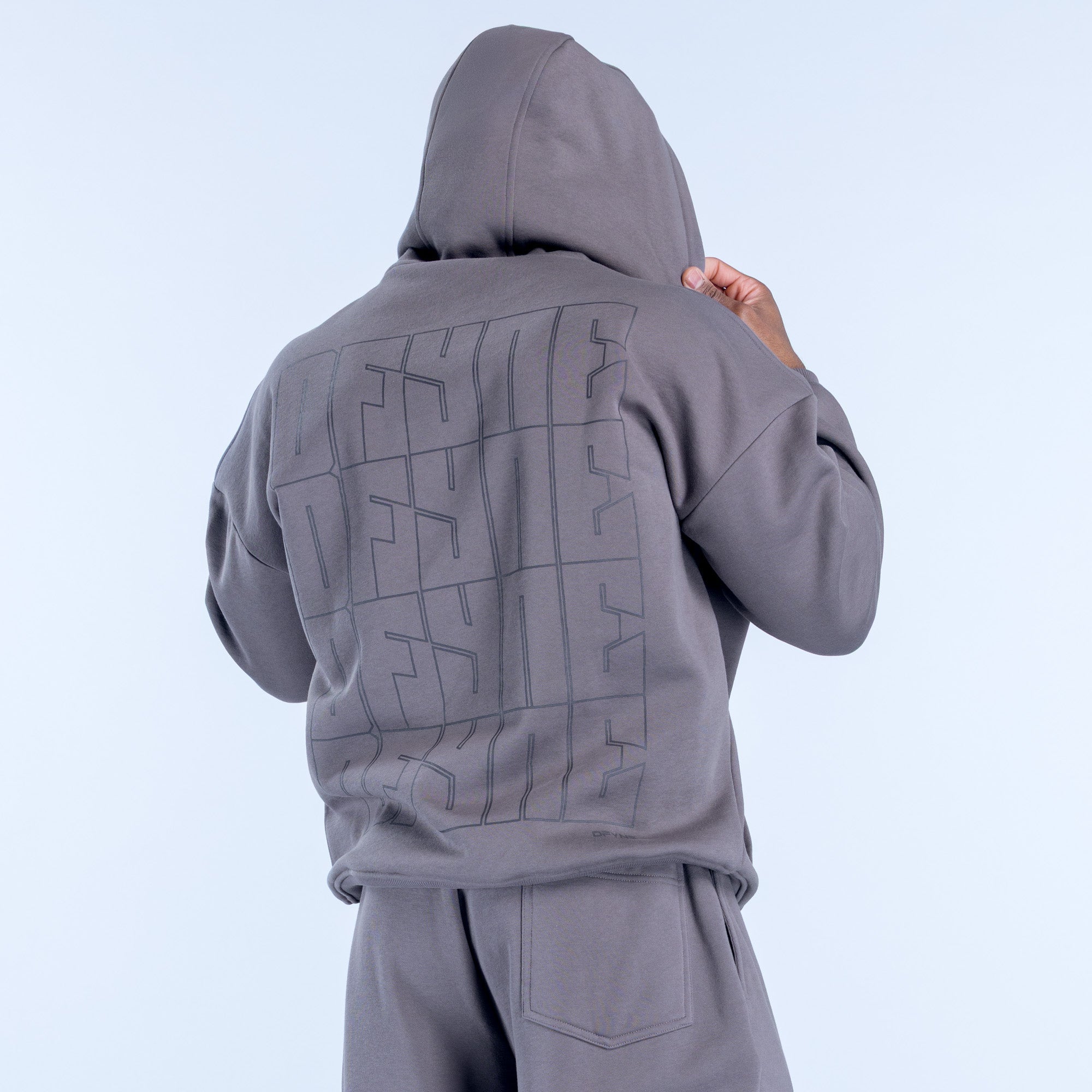 Recharge Graphic Hoodie Smoke