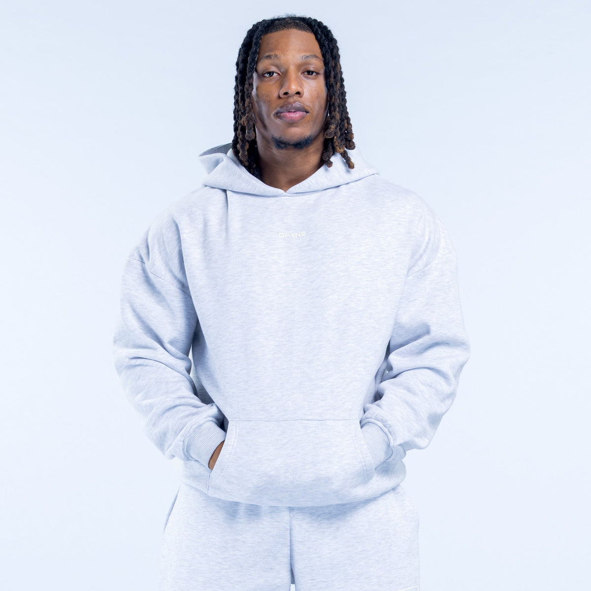 Recharge Hoodie Grey Marl