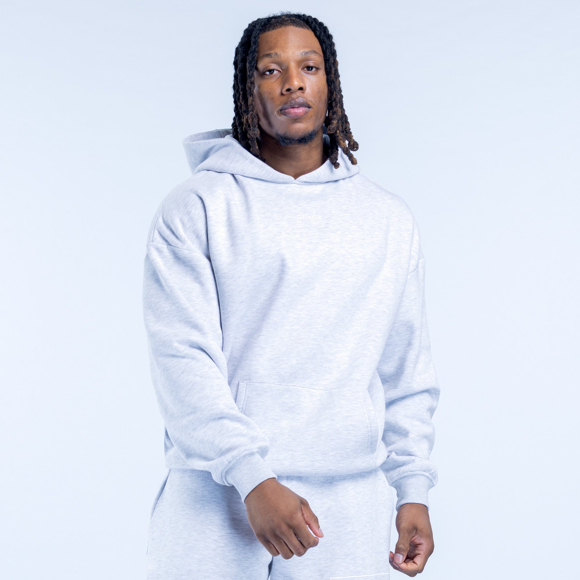 Recharge Hoodie Grey Marl