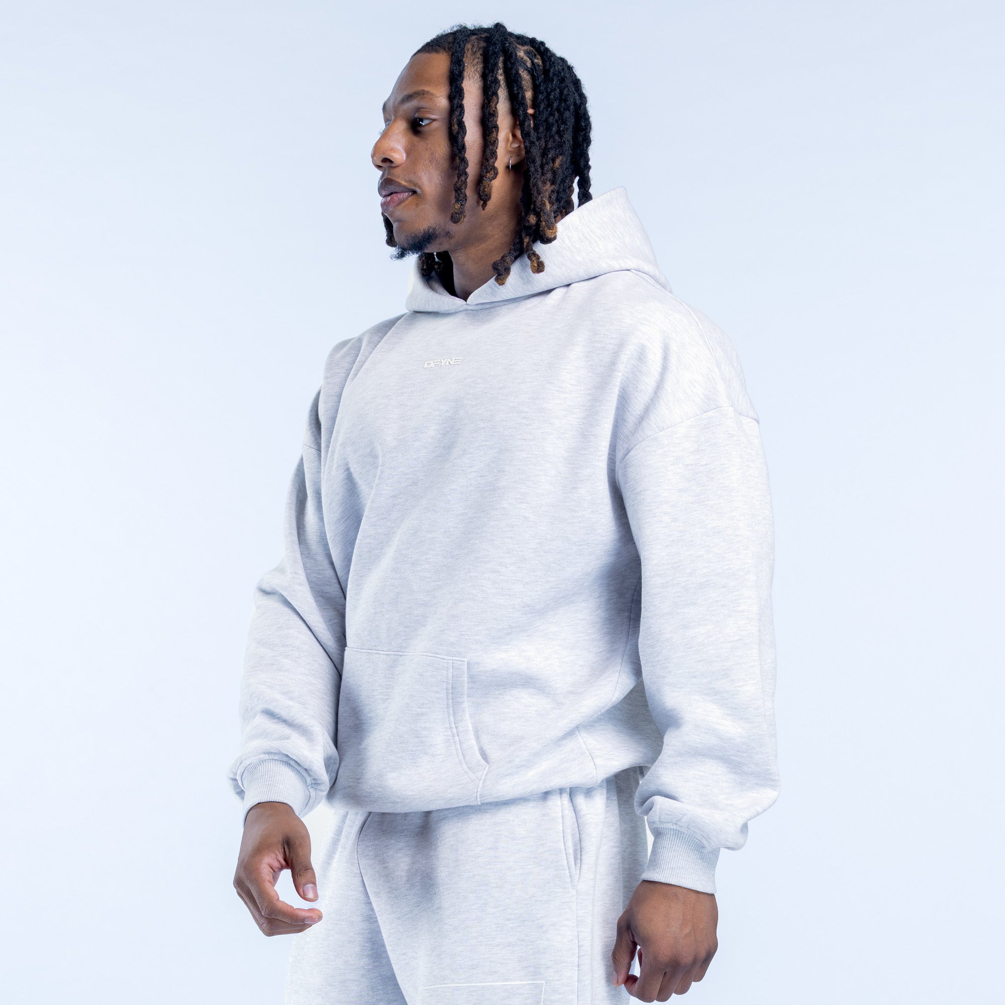 Recharge Hoodie Grey Marl