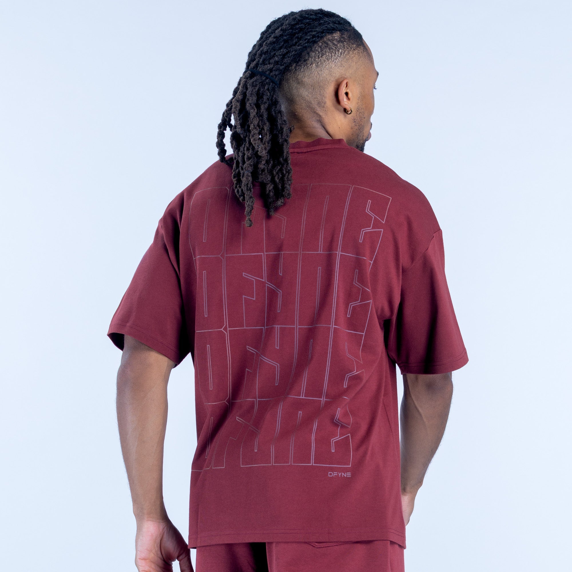 Recharge Graphic T-Shirt Burgundy