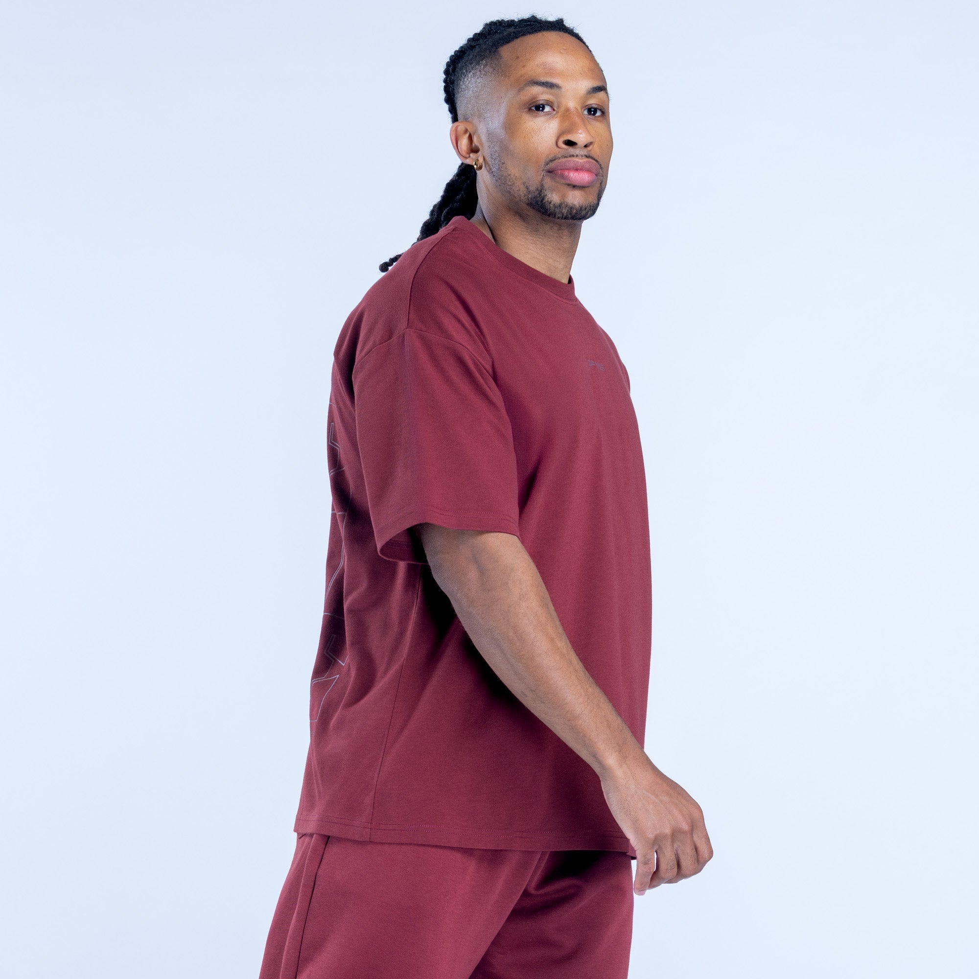 Recharge Graphic T-Shirt Burgundy