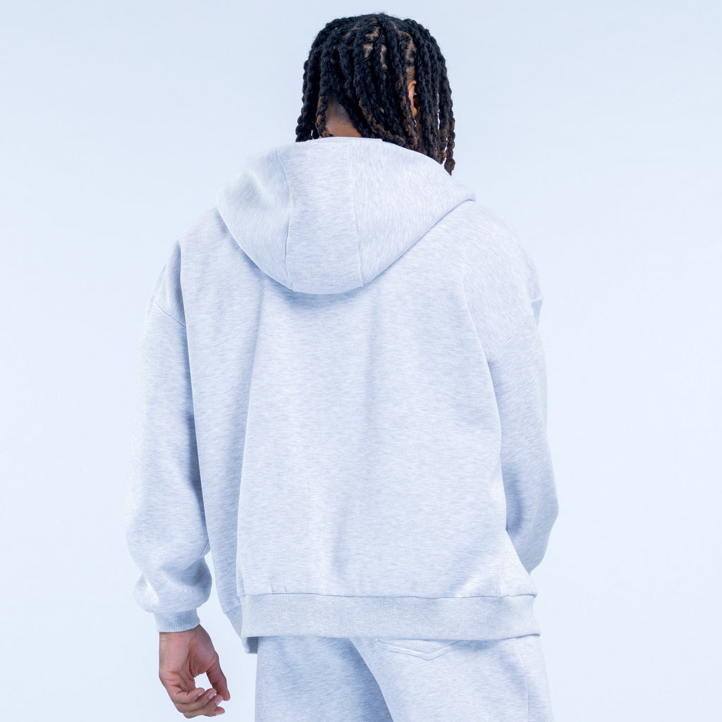 Recharge Zip Hoodie Grey Marl