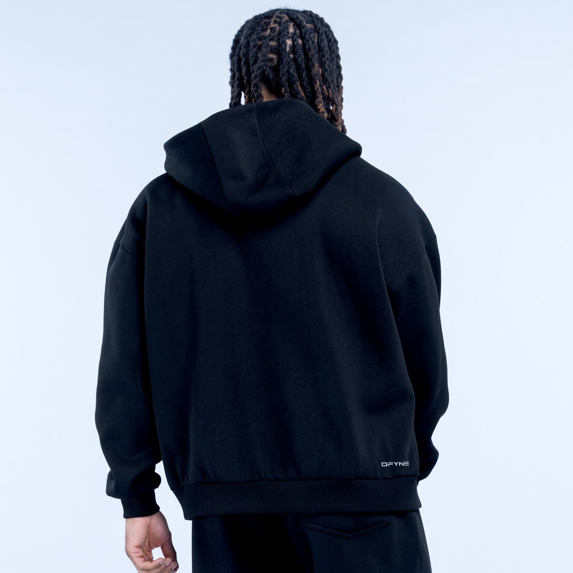 Recharge Zip Hoodie Midnight Black