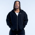 Recharge Zip Hoodie Midnight Black