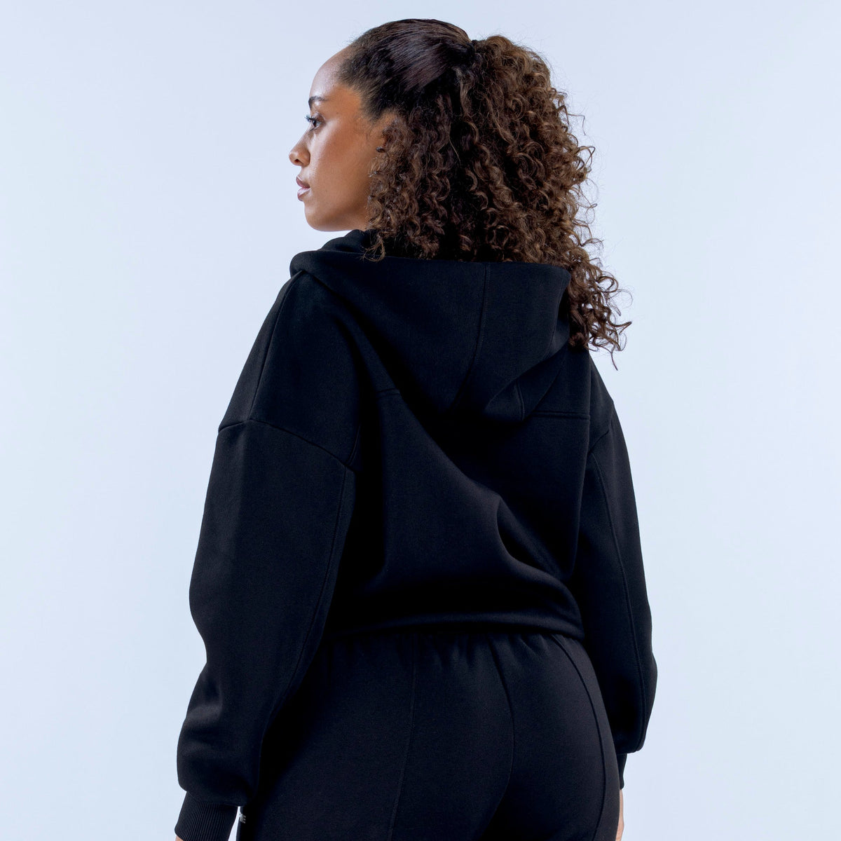 Revive Zip Hoodie Midnight Black