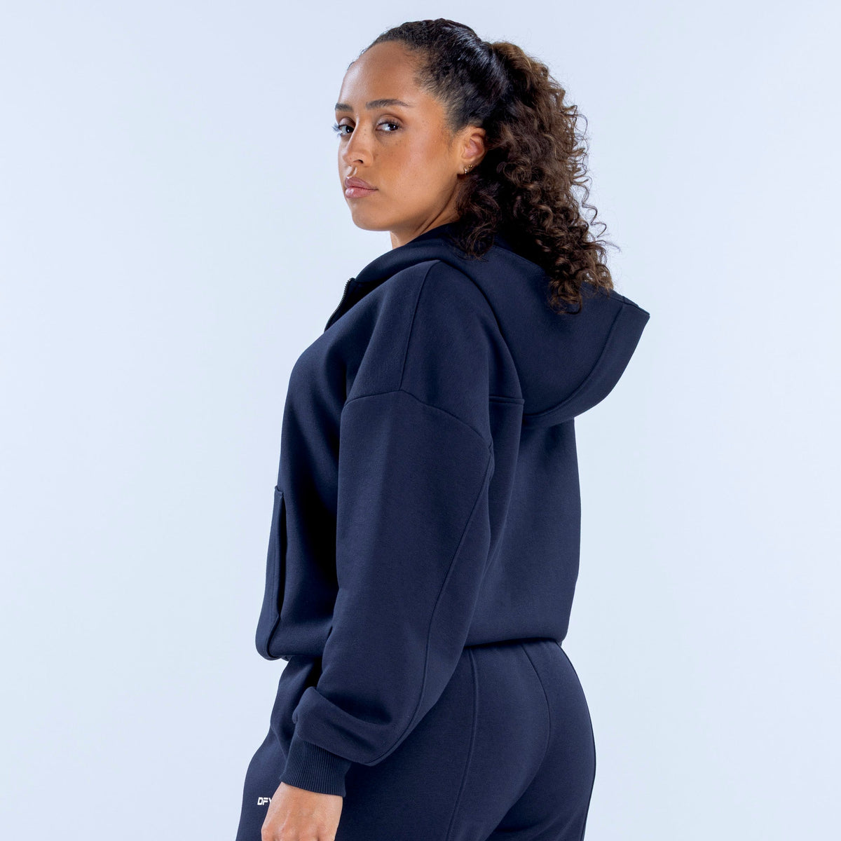 Revive Zip Hoodie Navy
