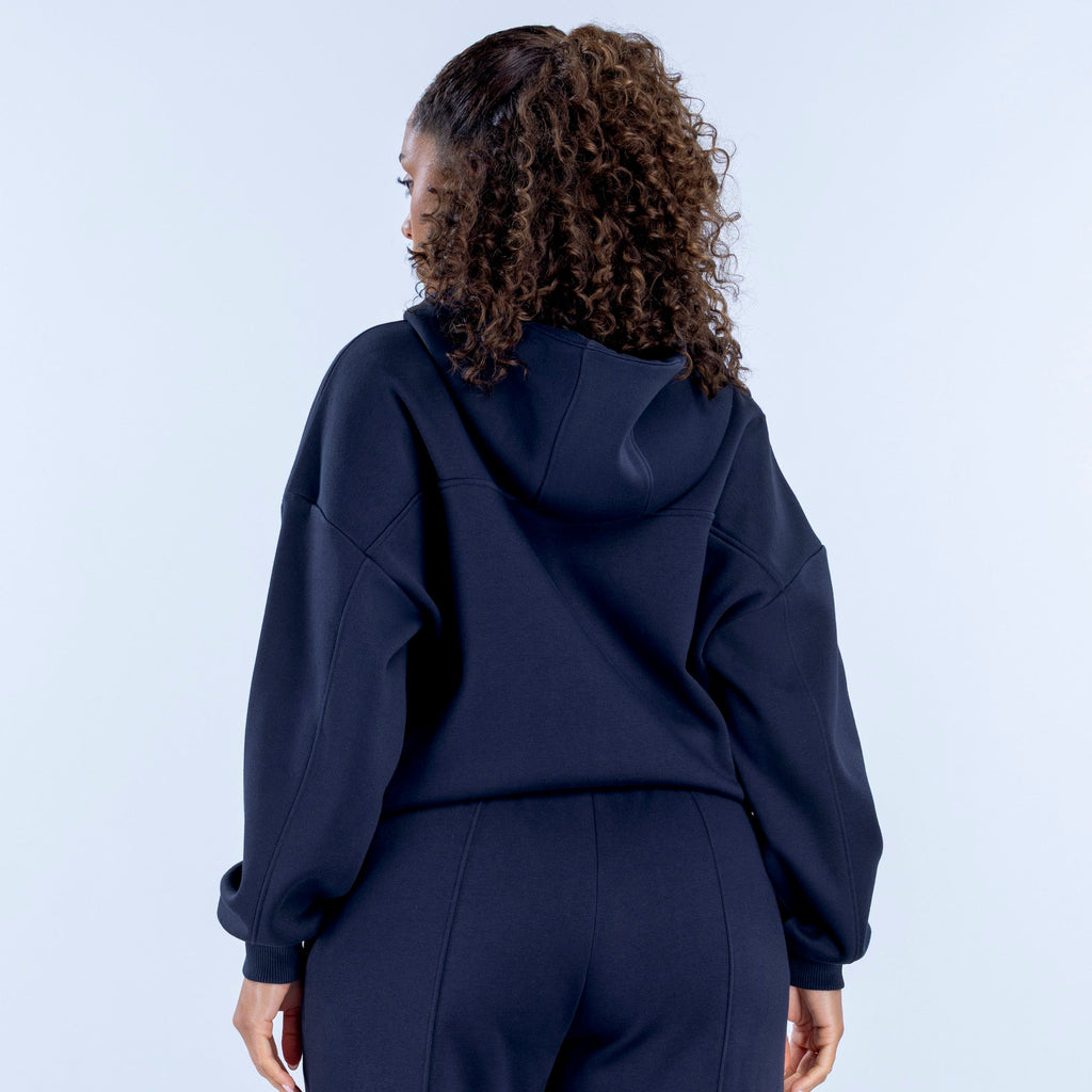 Revive Zip Hoodie Navy