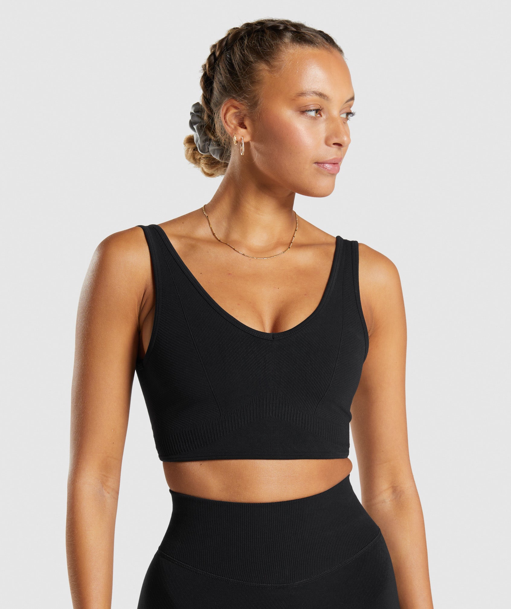 Rest Day Seamless Bralette - Black