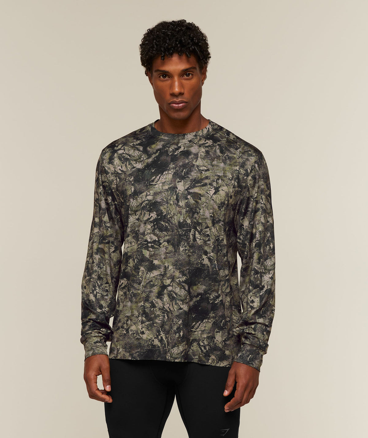 Running Elite Long Sleeve T-Shirt - Chalk Beige ;)