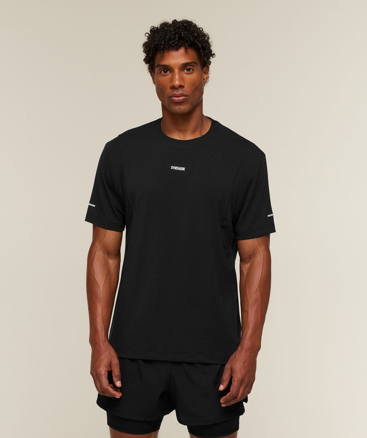 Running Boxy T-Shirt - Black ;)