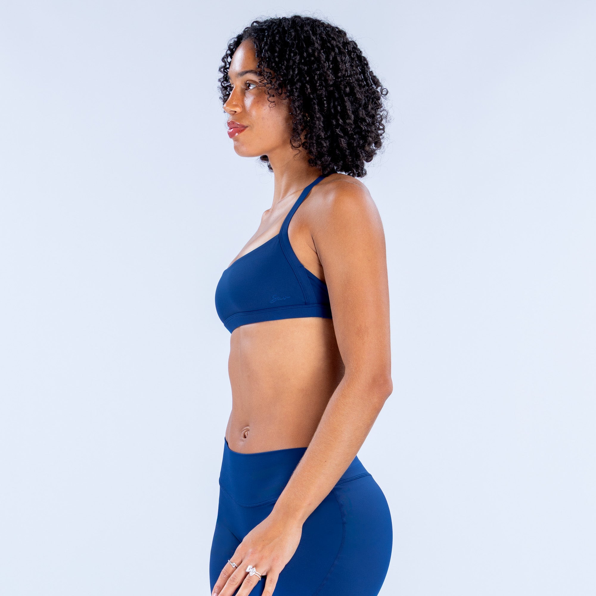 Sav Sports Bra Blueberry