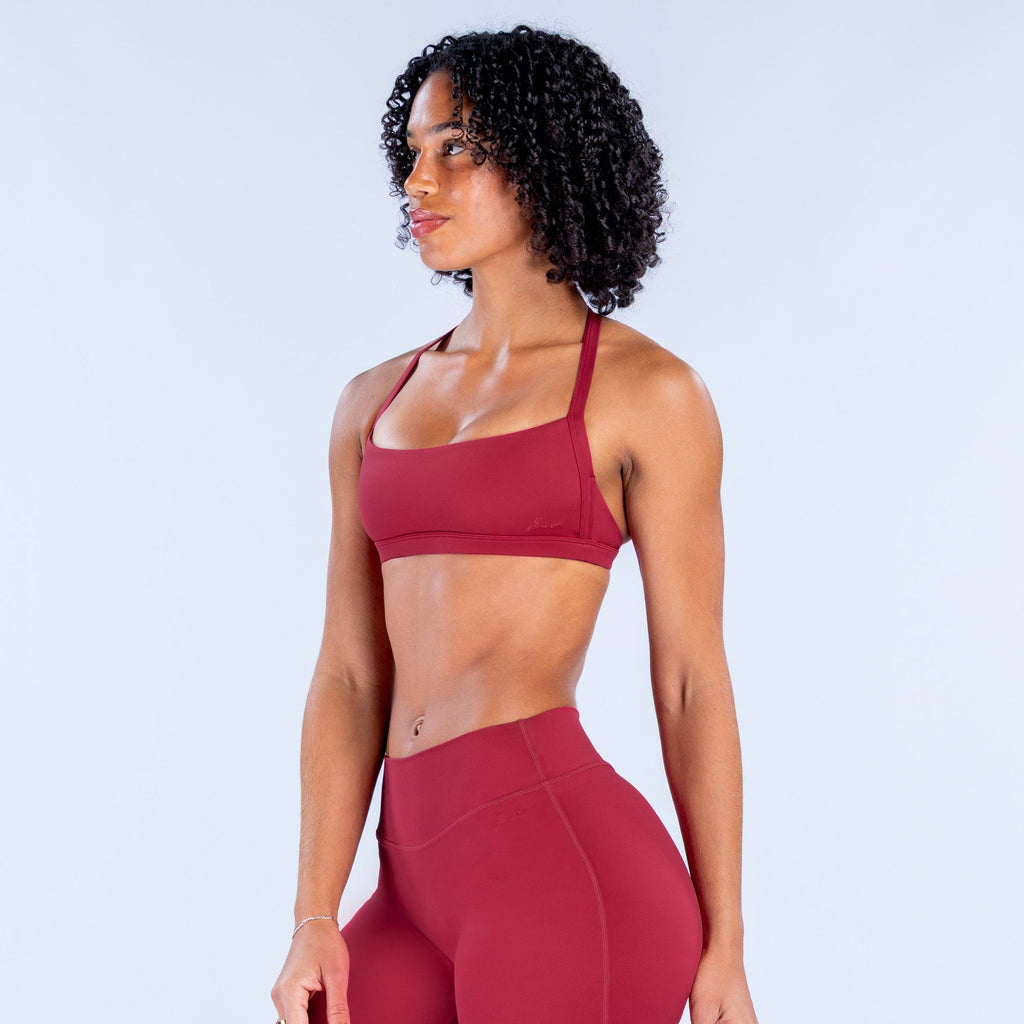 Sav Sports Bra Cherry