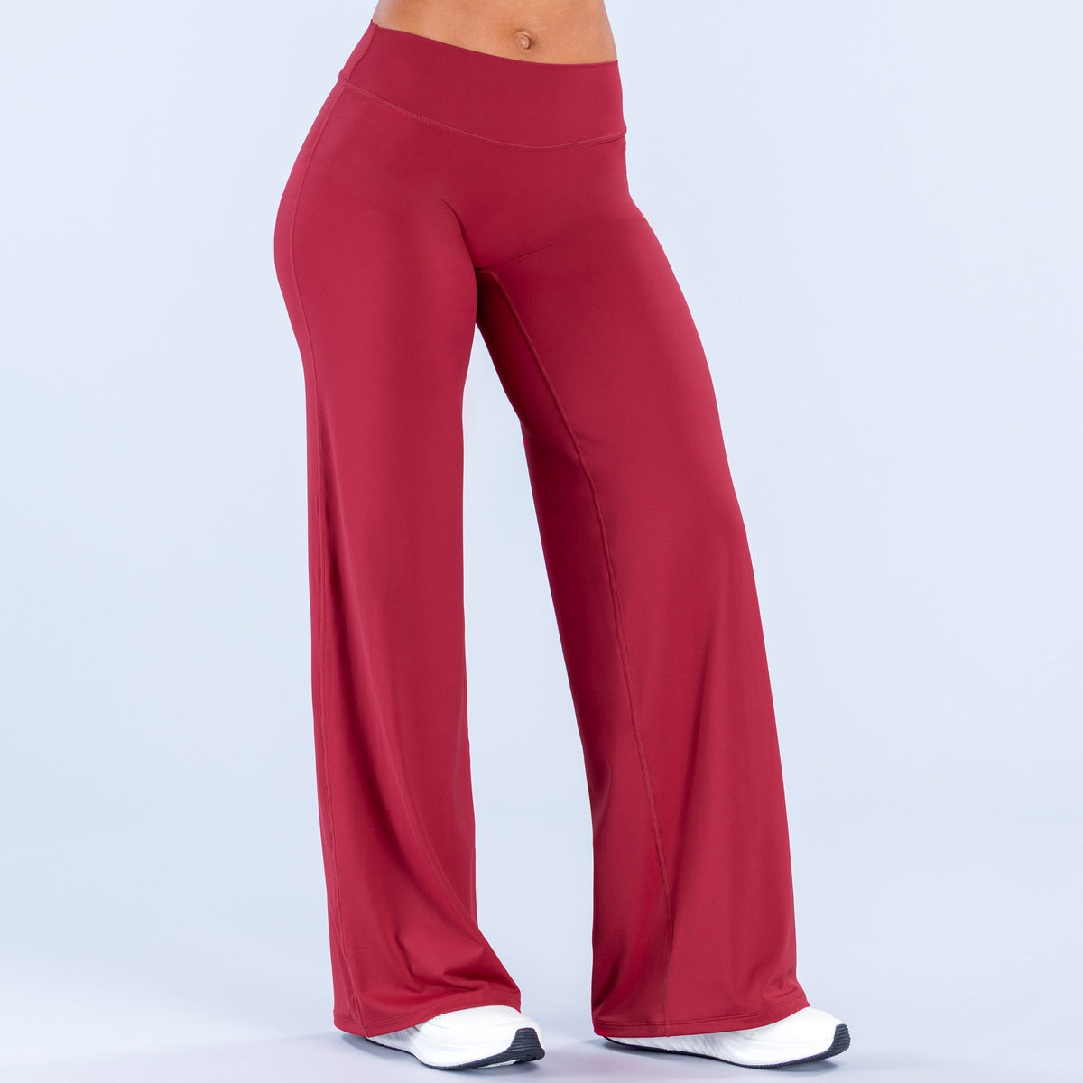 Sav Wide Leg Pants Cherry