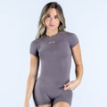 Impact Short Sleeve Top Truffle