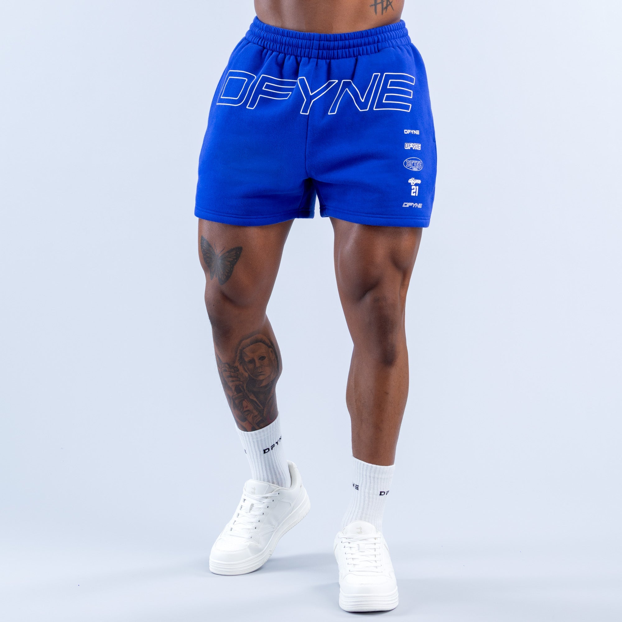5th Birthday Jogger Shorts Royal Blue