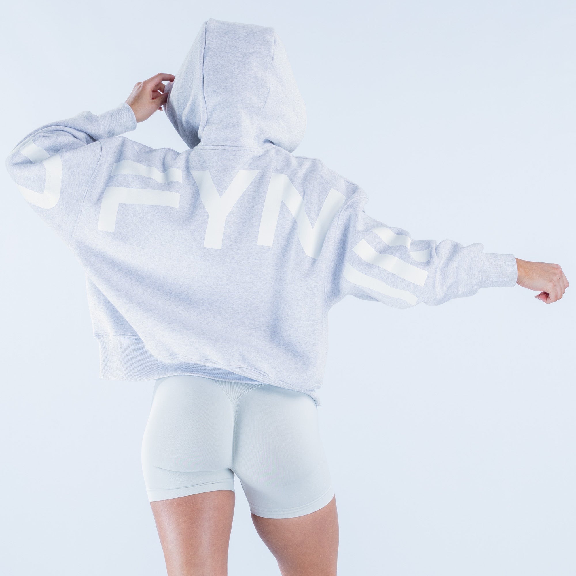 Signature Hoodie Grey Marl