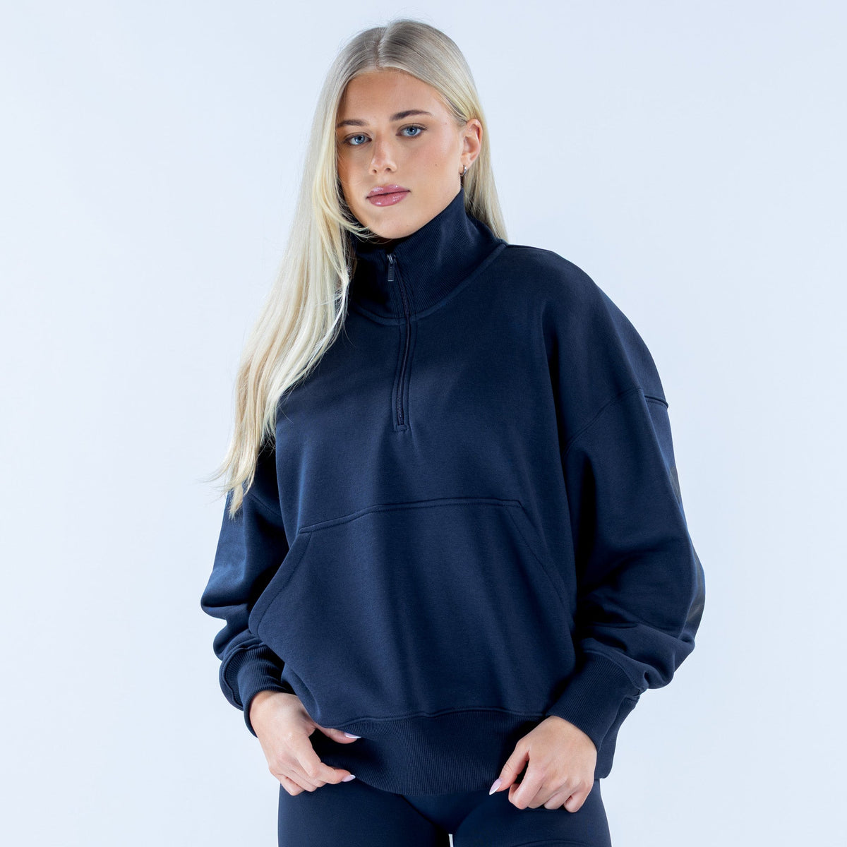 Signature Quarter Zip Sweatshirt Ink