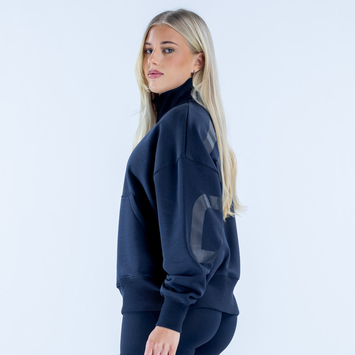 Signature Quarter Zip Sweatshirt Ink