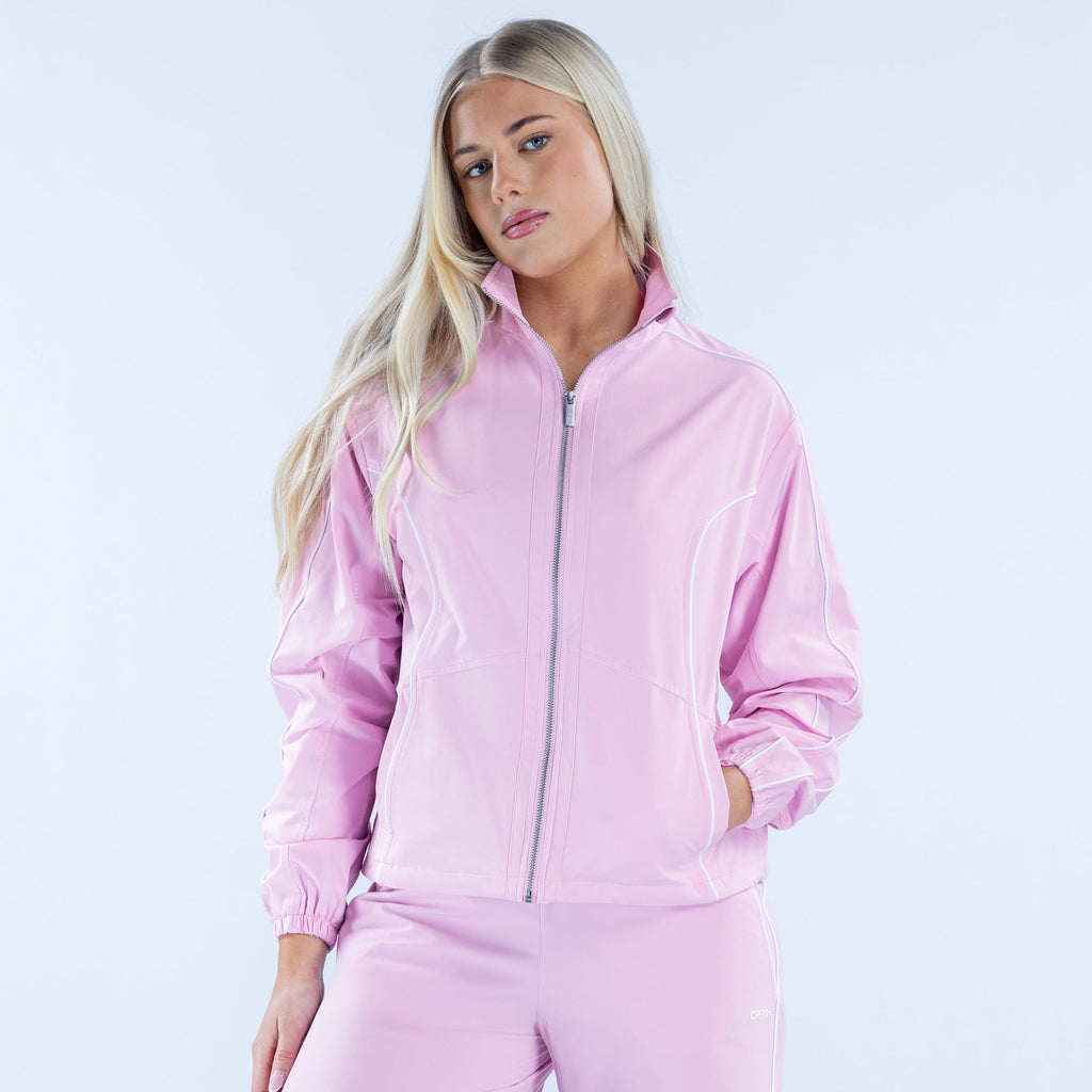 Signature Track Jacket Light Rose Pink